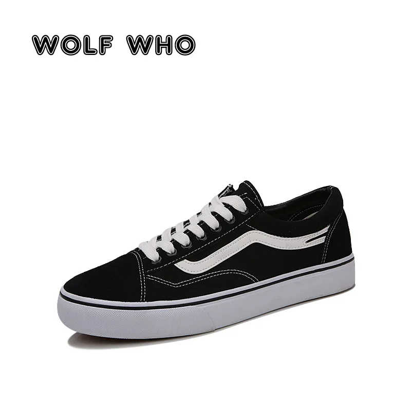 

WOLF WHO 2018 Men Fashion Shoes Lace Up Male Sneaker Outdoor Canvas Casual Shoes Man Breathable Black Espadrilles krasovki W-034