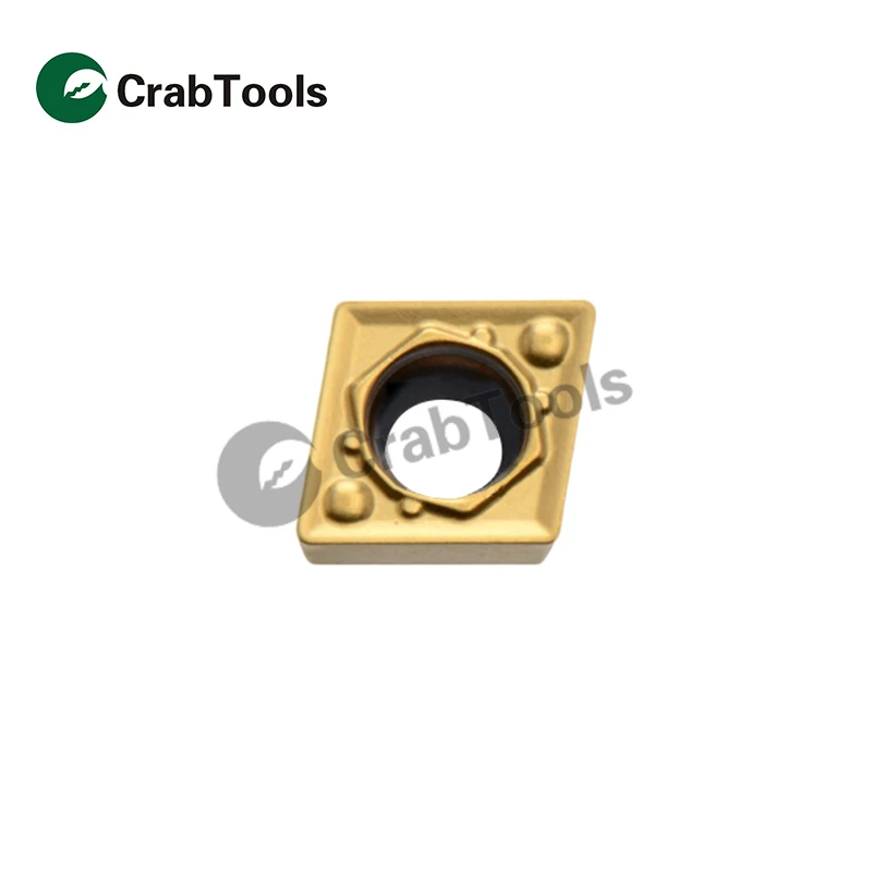

Crab Tools KYOCERA 10PC CCMT060204HQ CA5525 Metal Turning Lathe Tools Turning Cutter Carbide Insert CNC Tool Tip Machine