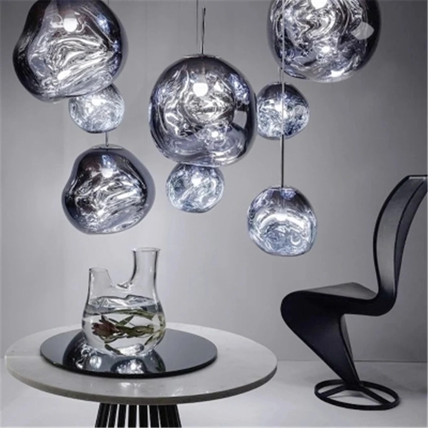 

Modern LED Chandeliers Melt Lava Light Bar Hanging Lamp Loft Chandelier Living Room Home Pendant Lamp Lights Kitchen Fixtures