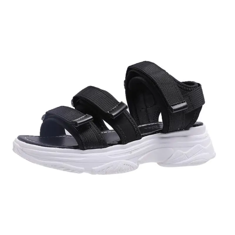 

AIKE Asia women's elastic cloth sandals summer high sandals student casual shoes sports sandals high quality beach shoes women