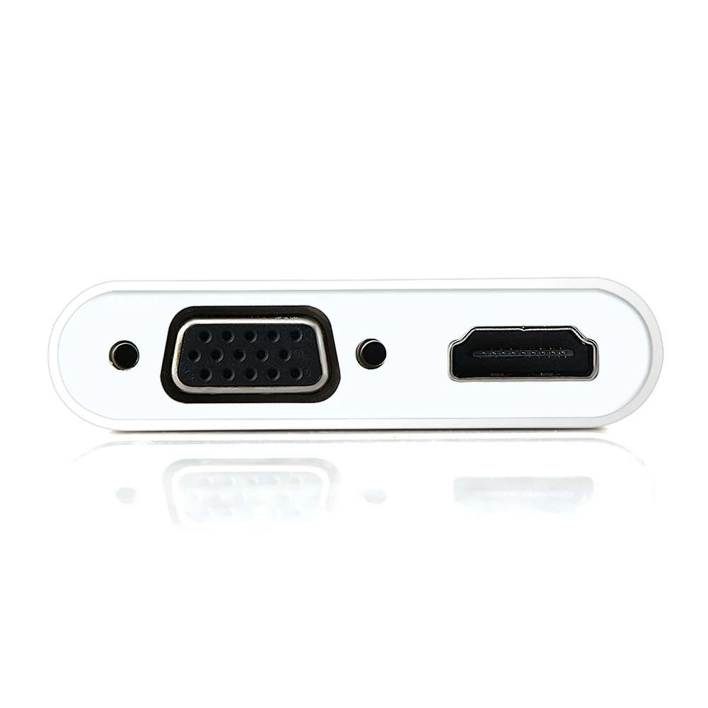 USB 3 1 Type c к концентратору VGA адаптер 4K UHD C концентратор конвертер для ChromeBook Pixel Android