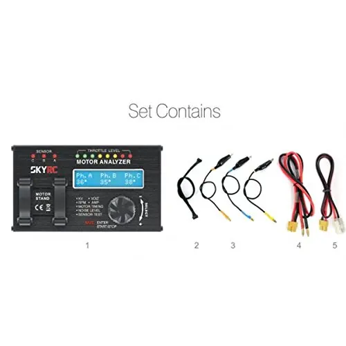 SKYRC Brushless Motor LCD Analyzer Motor Tester SK