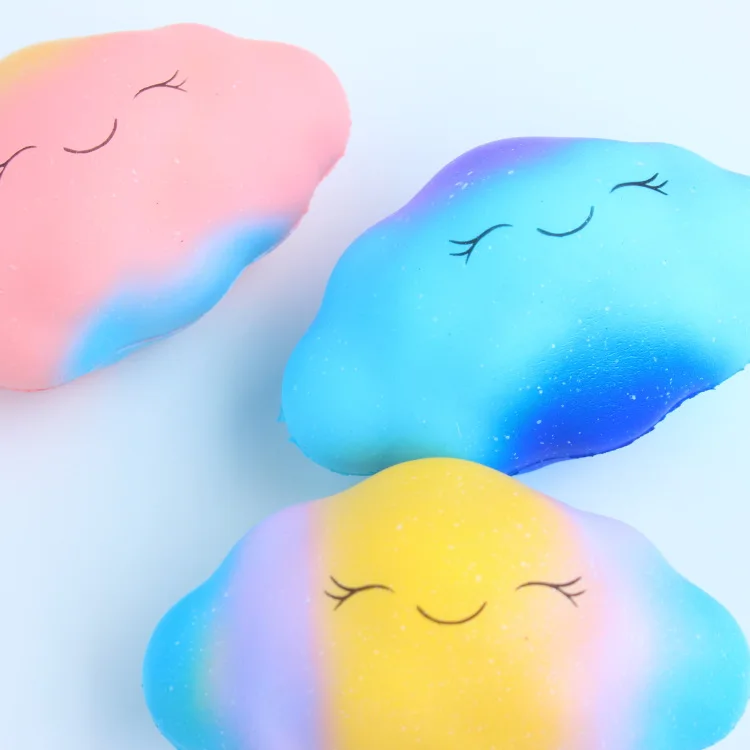 

20PCS/lot 13cm squishy slow rising soft kawaii cloud queeze toys squishies bread simulation model