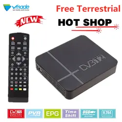 Vmade HD сигнал DVB T2 ТВ тюнер наземного телевизор Поддержка Таймер, PVR, Youtube для России, Европы, Украины приставки