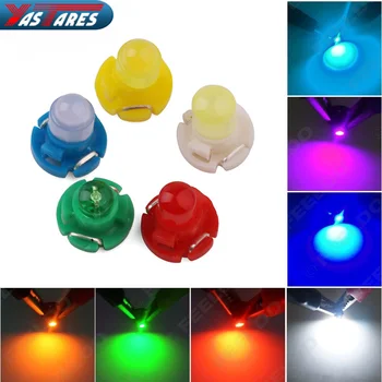 

5PCS T4.2 LED COB 1 SMD Car light Dashboard Winding Light Bulbs Warning Indicator Light Interior Light Neo Wedge Light DC 12V