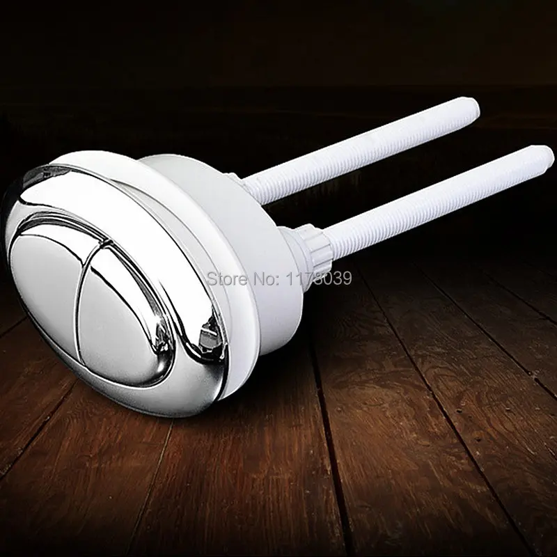 2pcs oval toilet flush dual Push button,75X50mm oval toilet flush Push