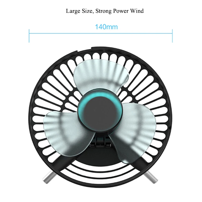 LUCOG мини USB Настольный вентилятор с портативным складным кронштейном и ручкой на ремне, Портативный Персональный вентилятор для дома, офиса, путешествий