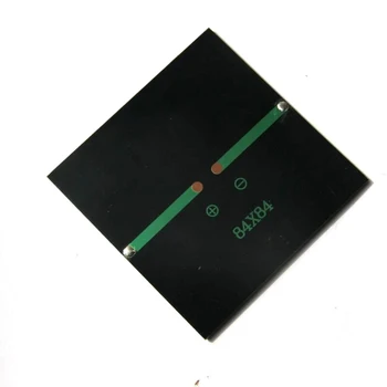 

Hot Sale 12PCS/Lot 0.8W 5V Polycrystalline Solar Panel Mini Solar Cell DIY Solar Moduel Education Kits 84*84MM Free Shipping