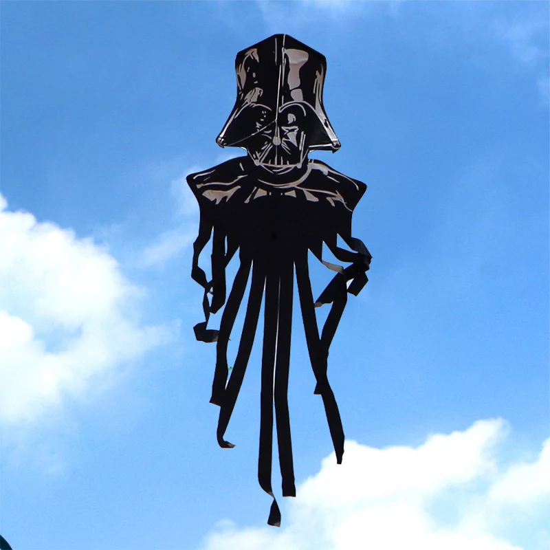 free shipping black knight kite nylon ripstop outdoor font b toys b font flying shark kite