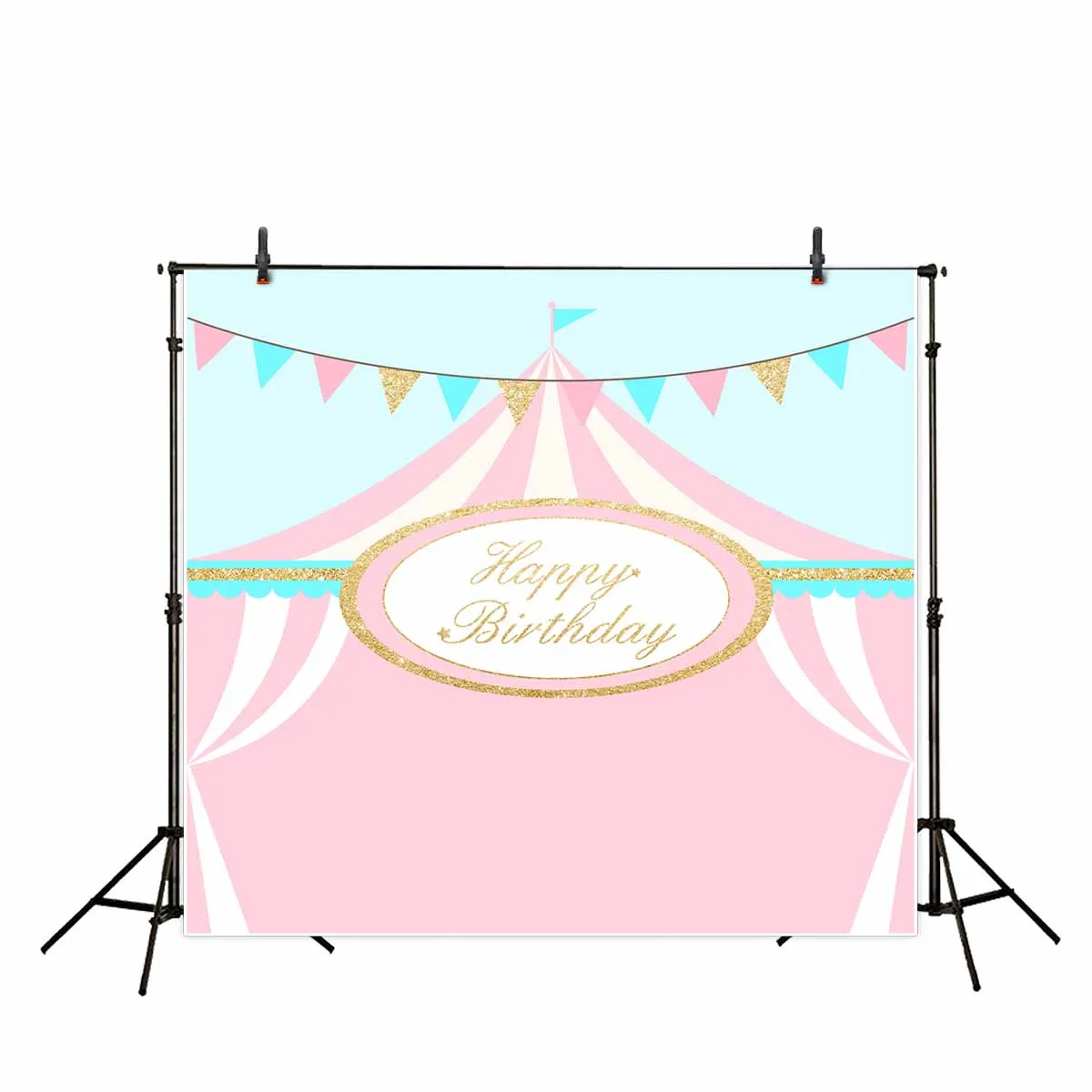 Laeacco Happy Birthday Photography Background 7x5ft Children Circus Background Merry-go-Round Pink Balloons Dreamy Background Children Backdrops Studio Photographic Props Laeacco Happy Birthday Photography Background 7x5ft Children Circus Background Merry-go-Round Pink Balloons Dreamy Background Children Backdrops Studio Photographic Props