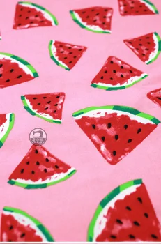 

145*100cm 100%Cotton Fabric DIY Tissue Patchwork Telas Cool watermelon Printed Sew Baby Toy Quilting Plain Tecido,Felt