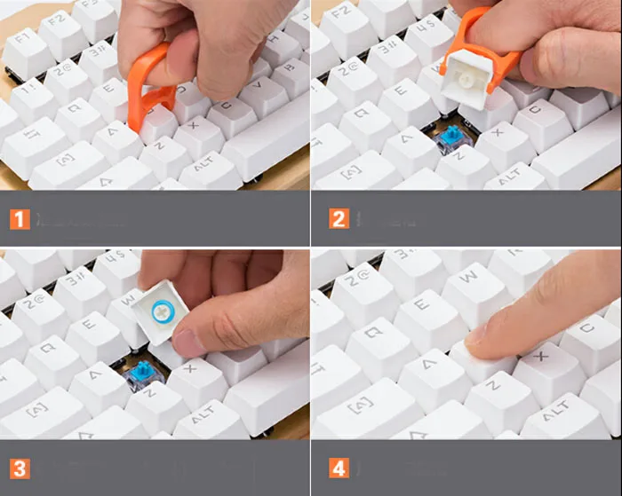

100 pcs/lot Rubber O-Ring For LED Pro Gaming Mechanical Keyboard USB Wired Powered Full N-Key Computer Peripherals & Puller