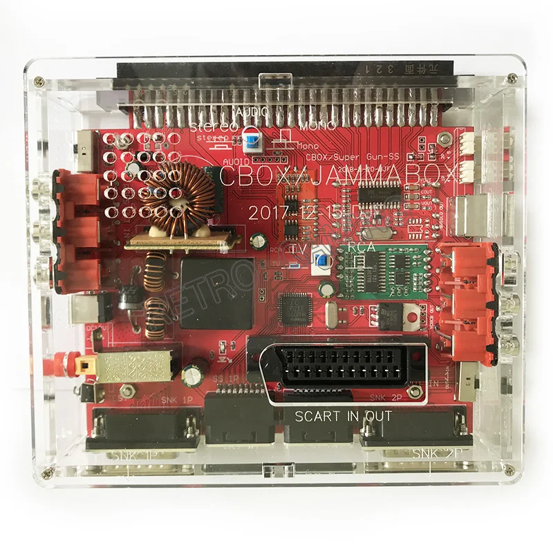 JAMMA CBOX box Joypad преобразует плату в DB 15pin конвертер SCART выход для любой Аркады PCB SNK
