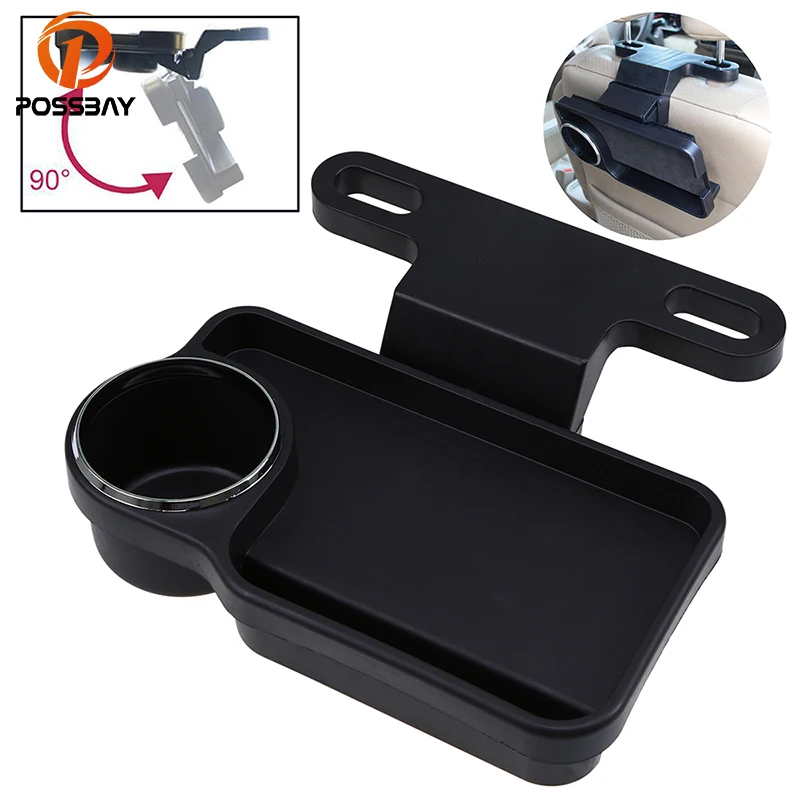 

POSSBAY Automobiles Multifunction Vehicle Cup Holder Car Seat Back Headrest Mount Cup Drink Bottle Stand Holder Fit for Audi
