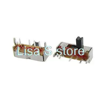 

15 Pcs x Panel PCB 4 Pin 3 Position 1P3T SP3T Slide Switch Side Knob 0.5A 50V DC
