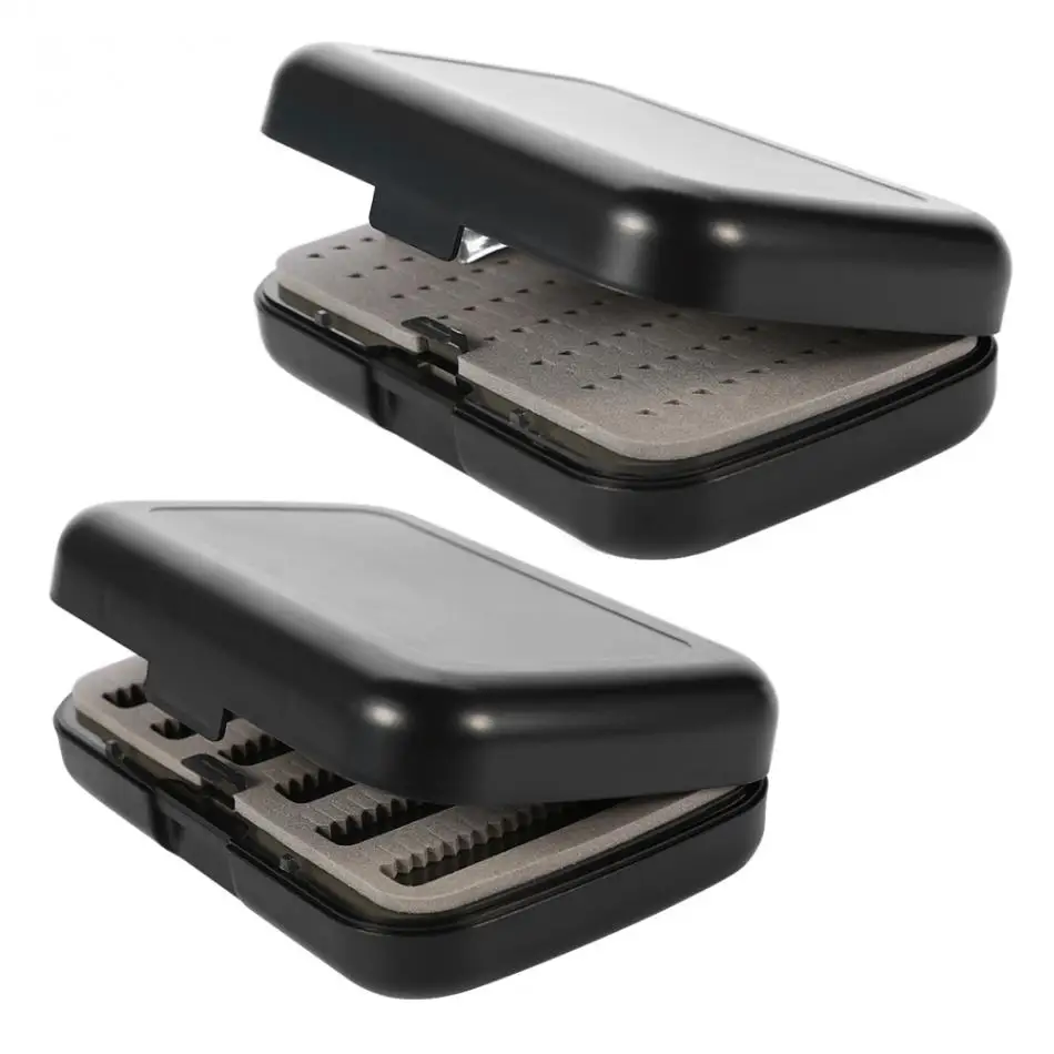 

Double Side Fly Box Durable Fishing Baits Case Thickened Waterproof Fly Fishing Bait Lure Hook Tackle Box Storage Case
