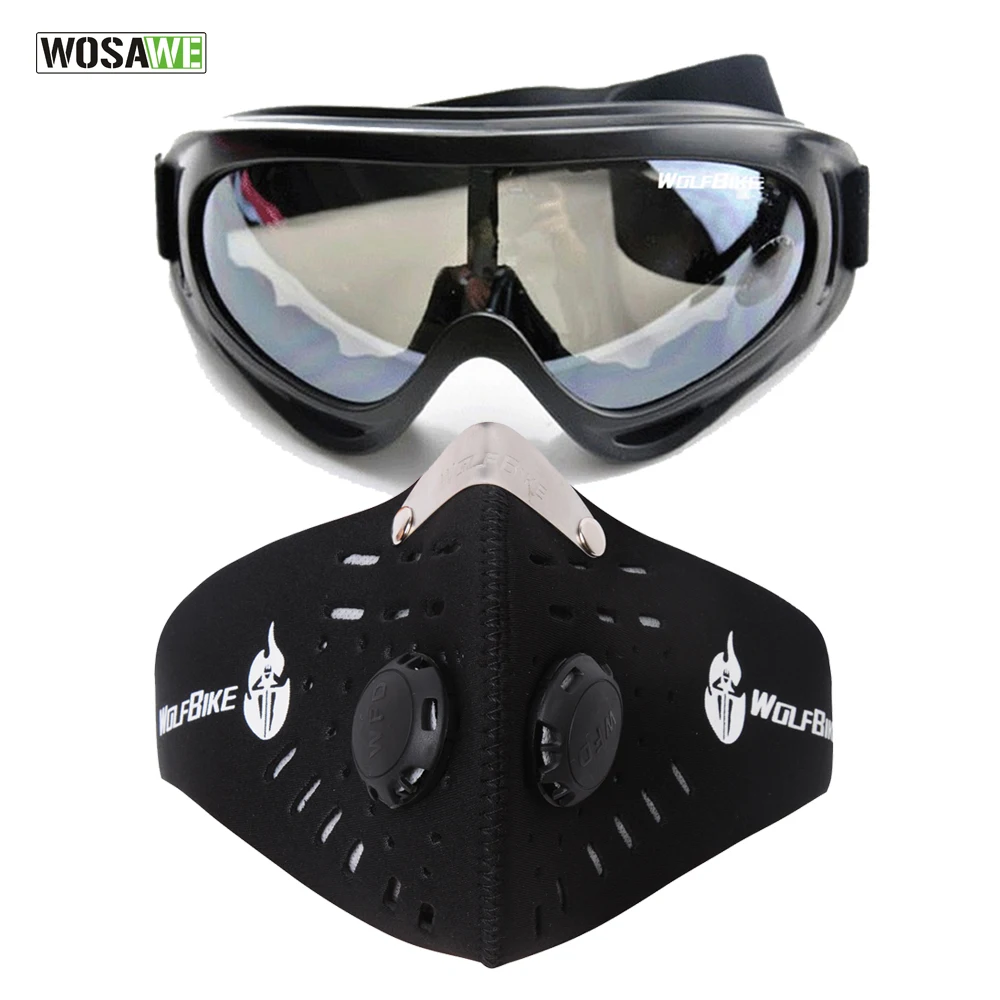 WOSAWE Men Ski Snowboard Mask Winter Ski Snowmobile Goggles Windproof