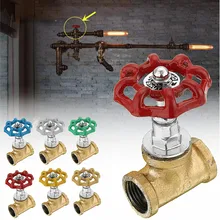 Светильник для водопроводных труб, промышленный светильник, запорный клапан, переключатель для лампы в стиле лофт, железный клапан, Винтажная настольная лампа