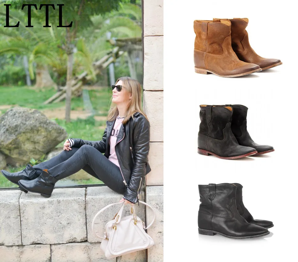 distressed biker boots womens