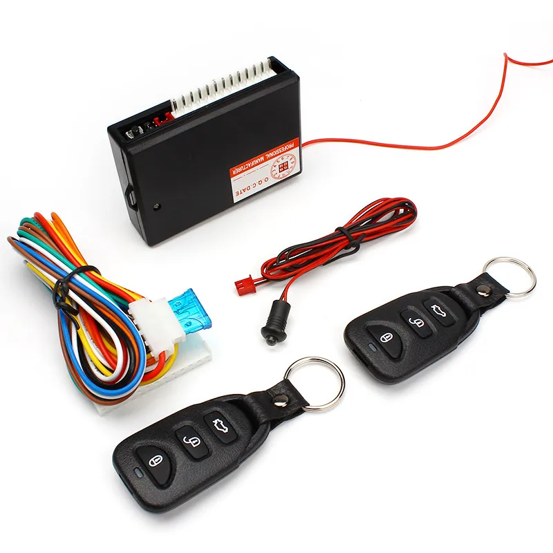 FICBOX Universal Car Door Lock Vehicle Keyless Entry System Auto Remote Central Kit with Control Box