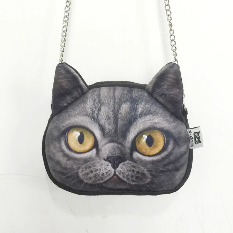 

New animal 3D Animal Printing mini bags Chain Shoulder Bag Handbag for Girls Women animal pattern Message Bags 2016 new