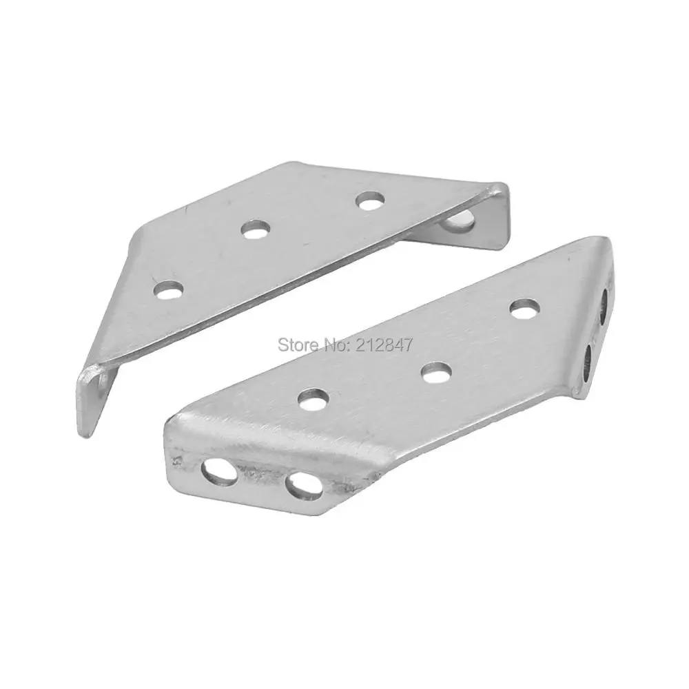 Cupboard Stainless Steel Flange Corner Brace Angle Brackets 2mm