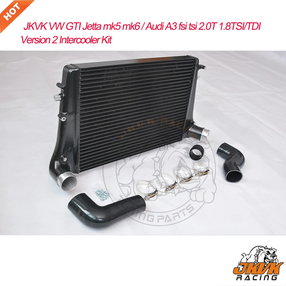 

JKVK RACING VW mk5 mk6 fsi tsi 1.8T 2.0T Intercooler Kit Version 2 25HP+