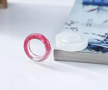

XCDIY cambered surface Ring Silicone Mold for jewelry making Ring Silicone Mold DIY Craft epoxy resin molds