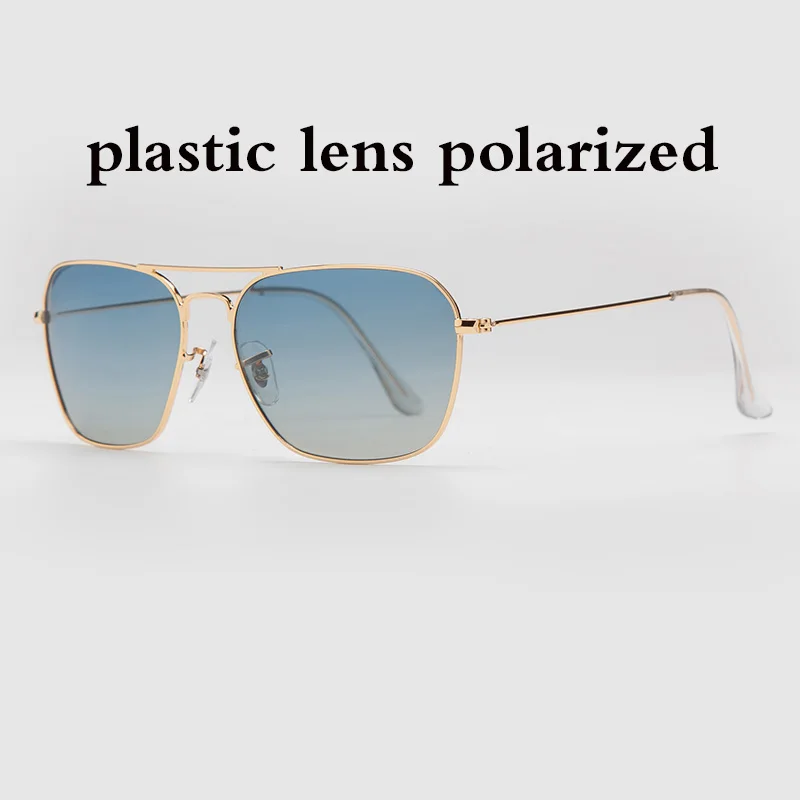 3136 солнцезащитные очки для мужчин и женщин 58 мм стеклянные линзы зеркальные поляризационные очки sol gafas UV400 outdoorsman craft - Цвет линз: gradient blue p