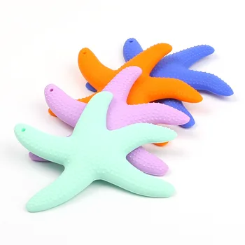 

Rodent Baby molars Good Assistant Teether Starfish Teeth gel Silicone safe and Healthy Baby baby Teeth stick