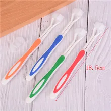 3 lados de silicone nano escova higiene oral escova de dentes de segurança oral líquido de limpeza de saúde dental escova de dentes limpa venda quente