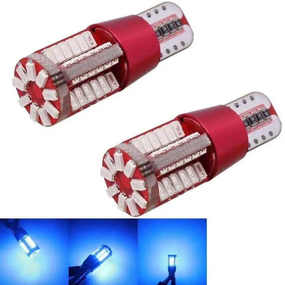 

2Pcs T10 12V W5W 3014 15W 3000K blu-ray Cars From Canbus Led Light - Emitting Diodes Independent Led Bulb No Errors Univ era