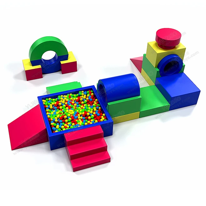 US $780.00 children Soft Play sets kids soft play structure for party YLWINS190306