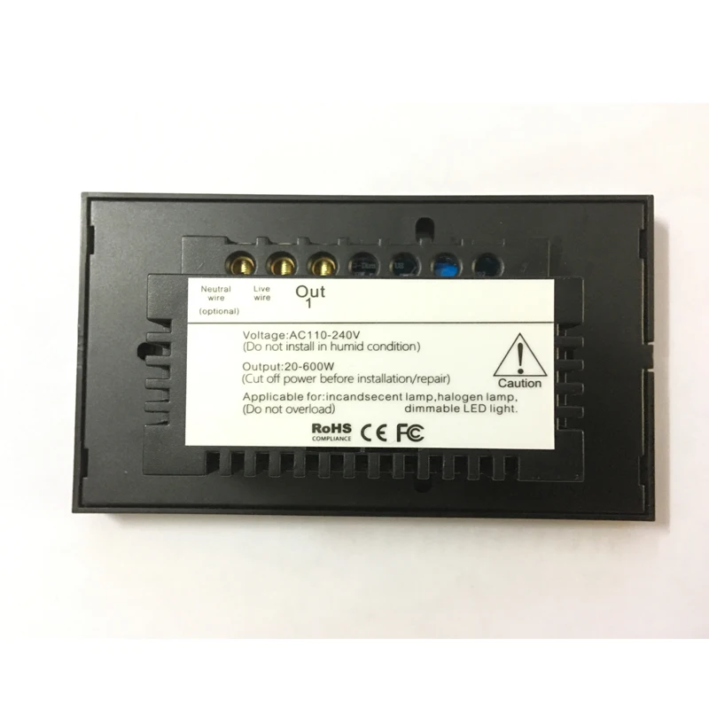 Us 25 44 50 Off Aseer Au Us Remote Control Ceiling Fan Switch 600w Black Crystal Glass Panel Wireless Ceiling Fan Speed Switch 220v Rf433 Switch In