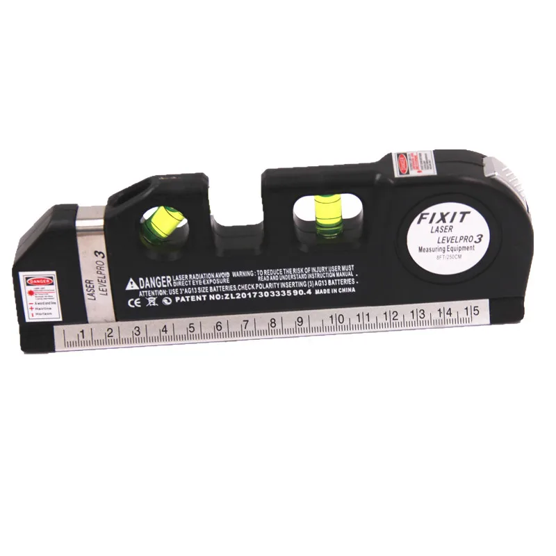 

Lasers level levelling 3 Lines nivel laser profissional Horizon vertical 5.5m ruler Multipurpose Measure level-lv03