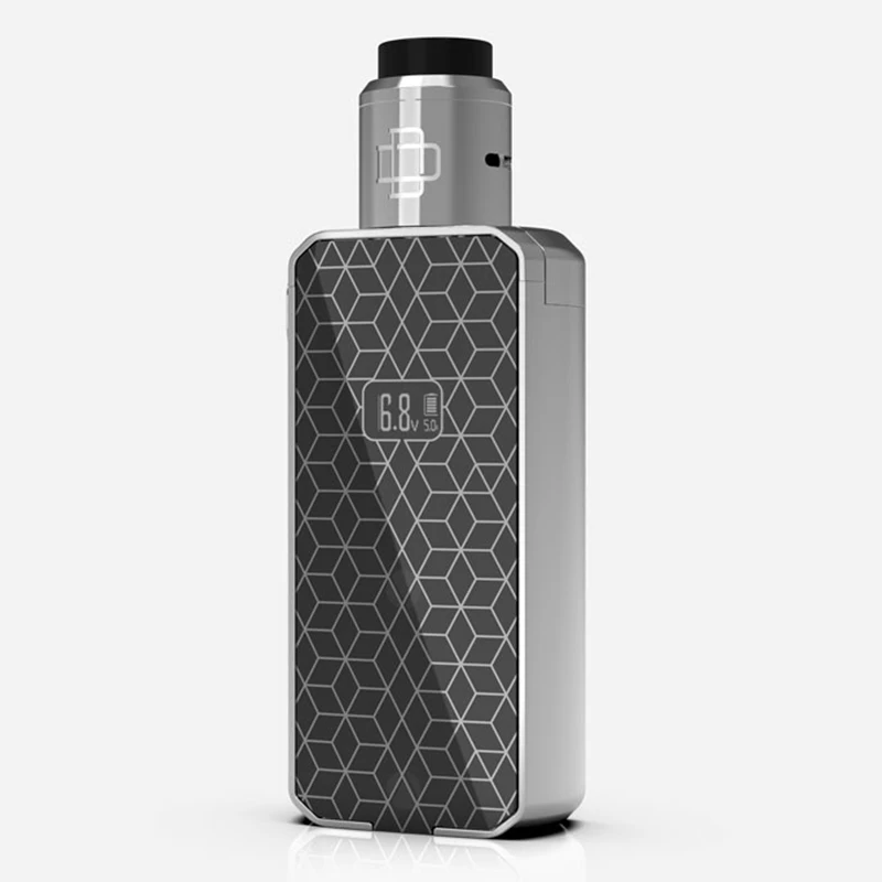 Günstige Augvape Druga Foxy Elektronische Zigarette Kit Quick Release Patent Druga RDA 150w Dual 18650 Batterie VV Mod Widerstand Vape kit