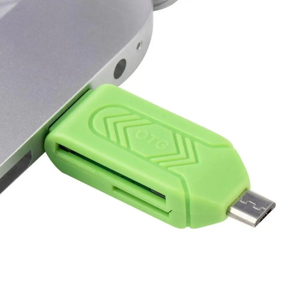 Micro Usb Otg кардридер Tf/Sd многофункциональный для телефона Android универсальный