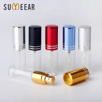 5ml 휴대용 빈 화장품 케이스 여행 스프레이 병 향수 선물 샘플 미니 병 퍼퓸 메이크업 컨테이너 100