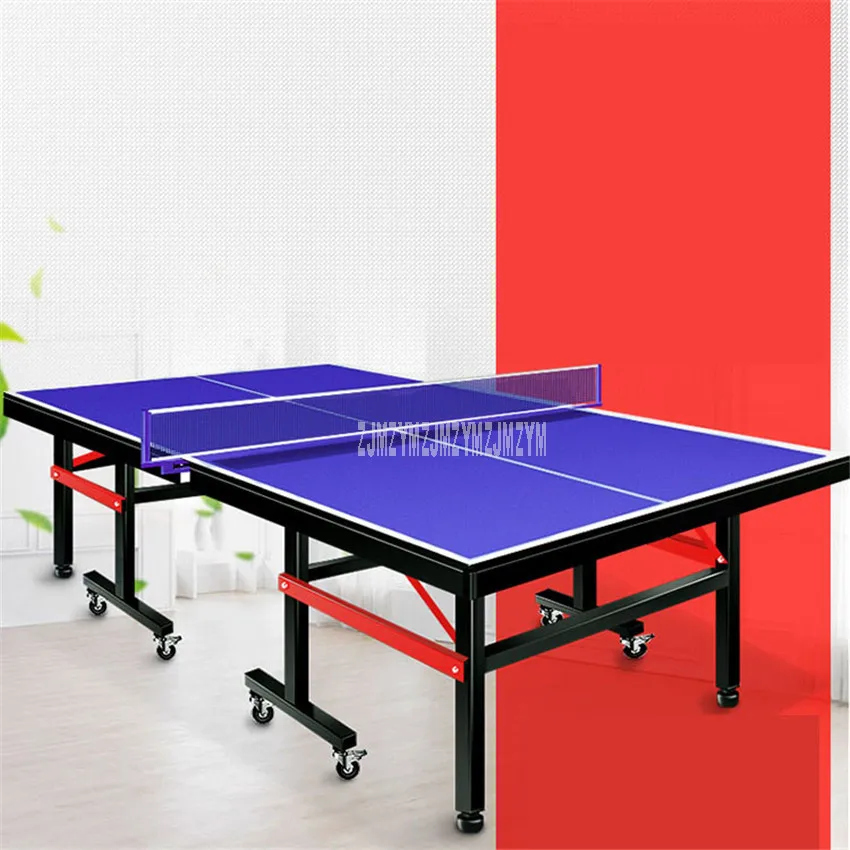 

2.74x1.525m Foldable Table Tennis Table Desk High Density Fiberboard Load Weight 300kg For Ping Pong Indoor Sport Play Equipment