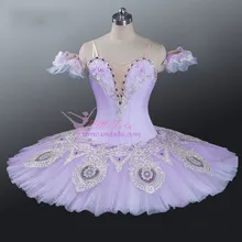 Профессиональная балетная пачка для взрослых девочек, лиловая фея, балетная пачка, классическая балетная пачка для выступлений, беллетная пачка