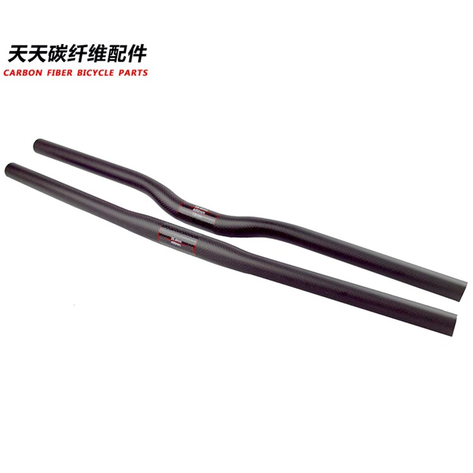 

Full carbon fiber handlebar flat bar riser folding bike bmx 25.4mm 460 500mm ride bicycle accessories 98g superlight