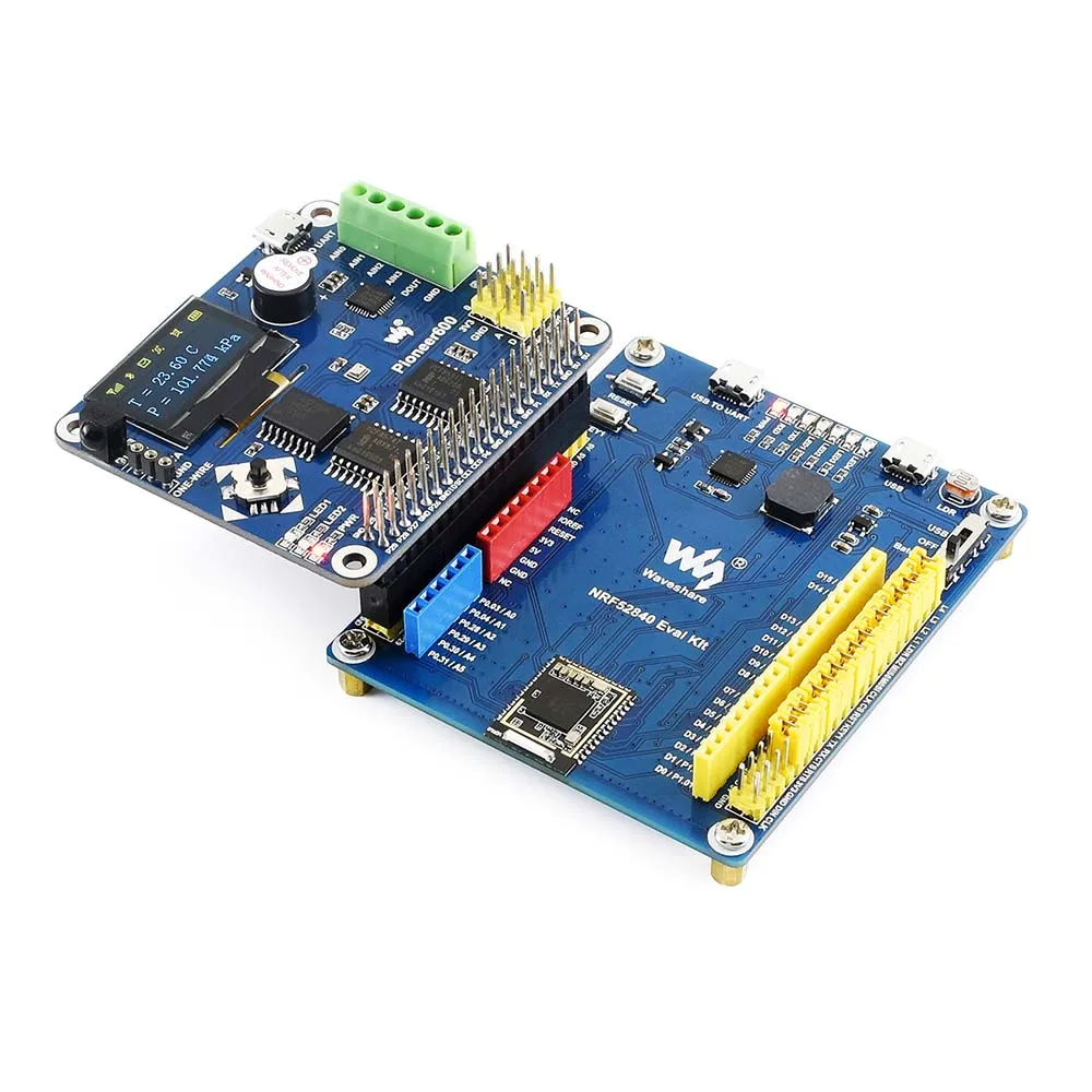 Waveshare nRF52840 Bluetooth 5 0 оценочный комплект подключение Raspberry Pi|Демонстрационные