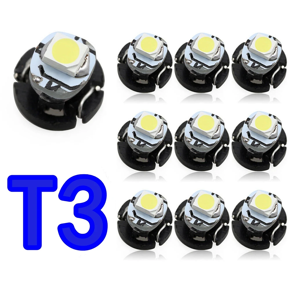 10X T3 светодиодный 3528 1210 SMD Автомобильные датчики светильник s Авто приборная