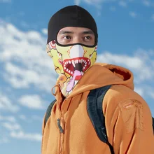 Шапки для походов ветрозащитный и Теплая Лыжная маска для сноуборда Велоспорт и лыжах открытый защиты Уход за кожей лица маска полиэстер материал