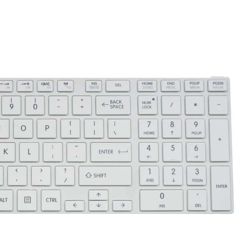  YALUZU  US keyboard For toshiba SATELLITE L850D P850 L855 L855D L870 L870D C850 C855 C855D US White