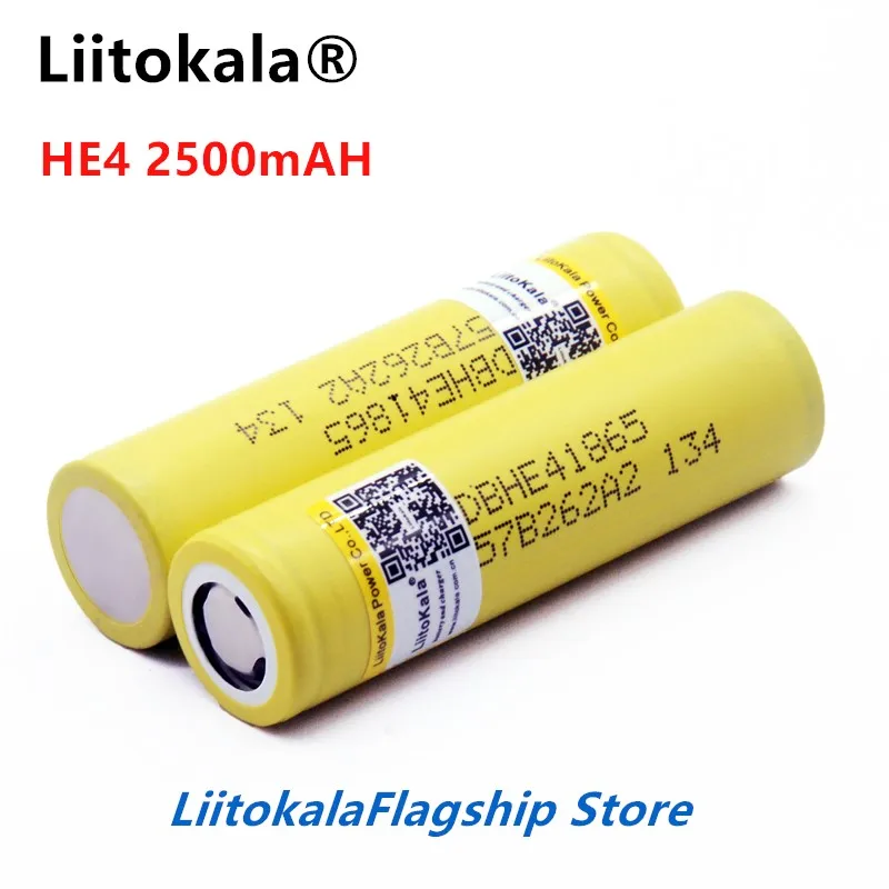 

LiitoKala for 2500 mah Li-lon Battery 18650 Rechargeable 3.7V Batteries Max Power 20A, 35A download For E-cigarette