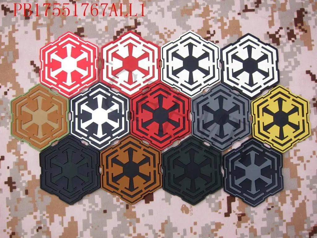 

Republic order Empire Military Tactics Morale 3D PVC patch Badges