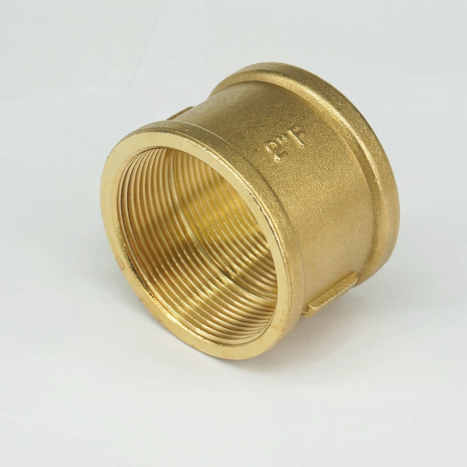 1/2 BSP Female Thread Brass Pipe Fittings Rounding Nut Rod Connector Coupling Full Port 