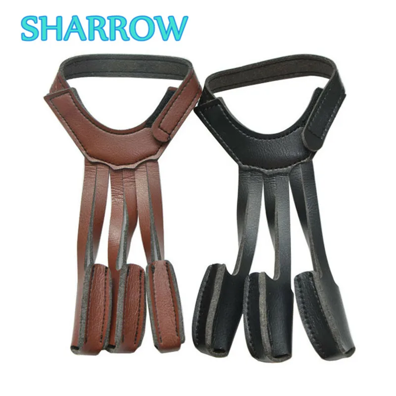 Outdoor 3 Finger Guard Bowstring Durable Bows Protective Hand Protector