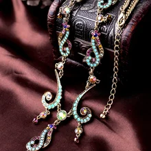 Многослойное индийское Горячее предложение дизайнерское ювелирное изделие летний тренд универсальные позолоченное ожерелье s& Кулоны женское массивное ожерелье